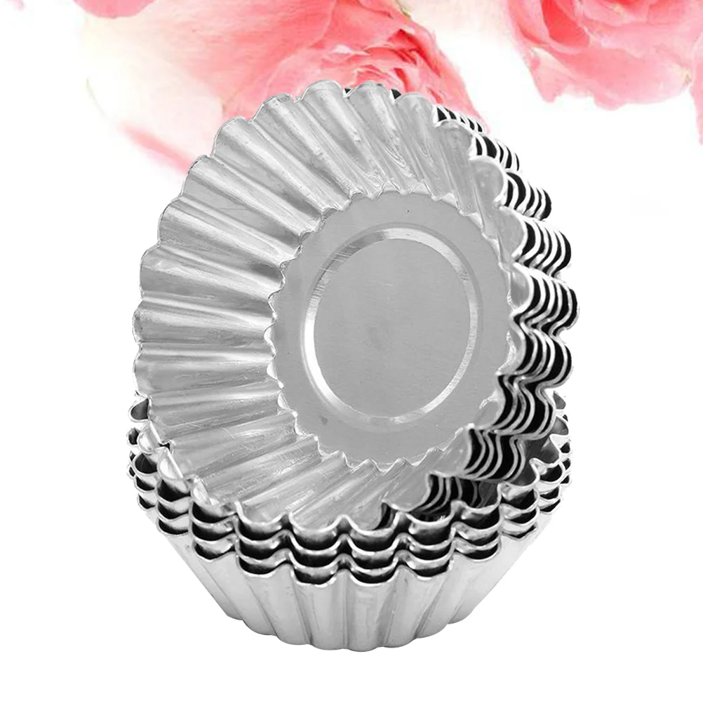 

20 Pcs Tartlets Pie Tin Pancake Dispenser Cookie Molds Metal Baking Cups Pans Egg Tarts Mould Muffin Aluminum Foil