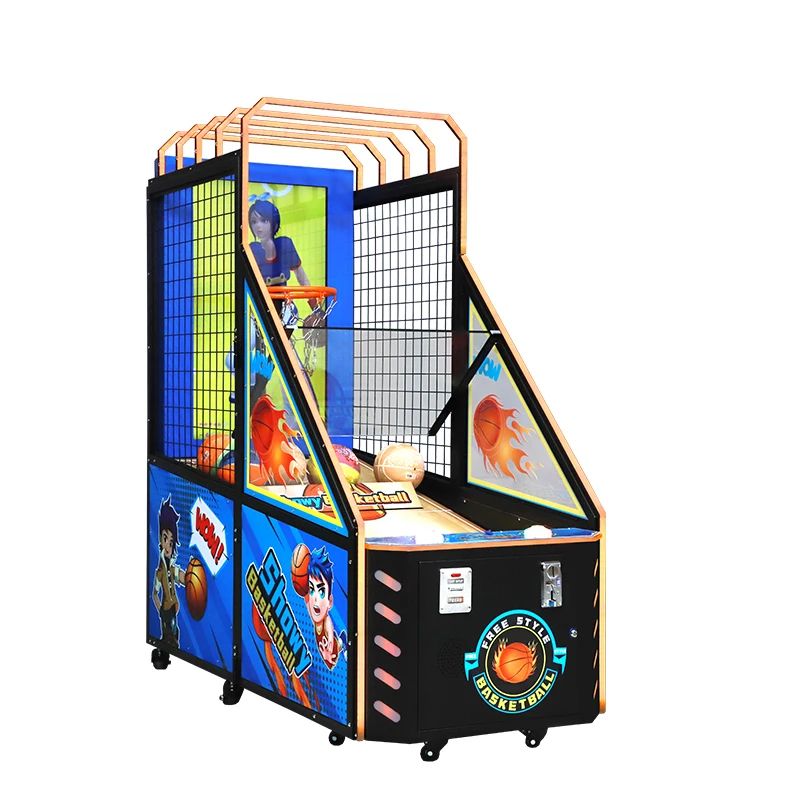 2026 New Kid Ticket Products Reeturn Indoor Gun Shoot Coin Oprated Cabinet Game Video Basketball Arcade Machine Customized