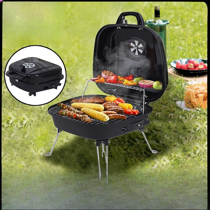 Wholesale Folding Leg  Portable Outdoor Portable  Small Charcoal Fire  Table Burger