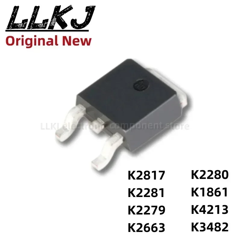 1pcs 2SK2817 2SK2281 2SK2279 2SK2663 2SK2280 2SK1861 2SK4213 2SK3482 TO252 MOS Fet