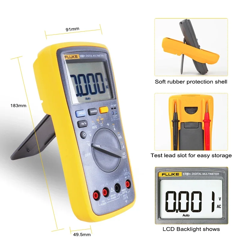 FLUKE Digital Multimeter FLUKE-18B+