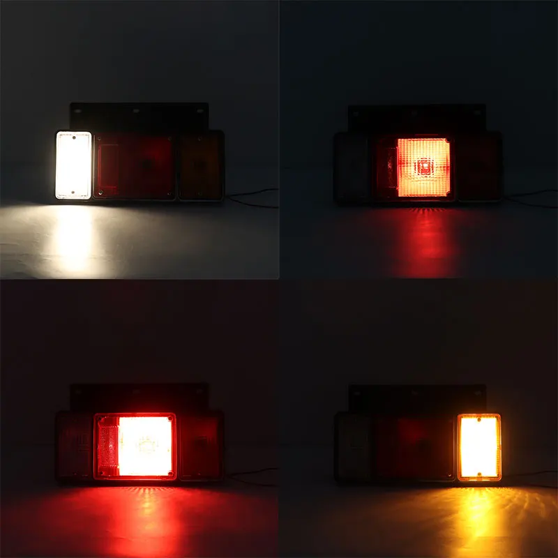 Rear Bumper Tail Parking Brake Light Warming Signal Reflector Lamp For Isuzu NPR ELF NKR NHR NLR 1987-2022 Car Accessories