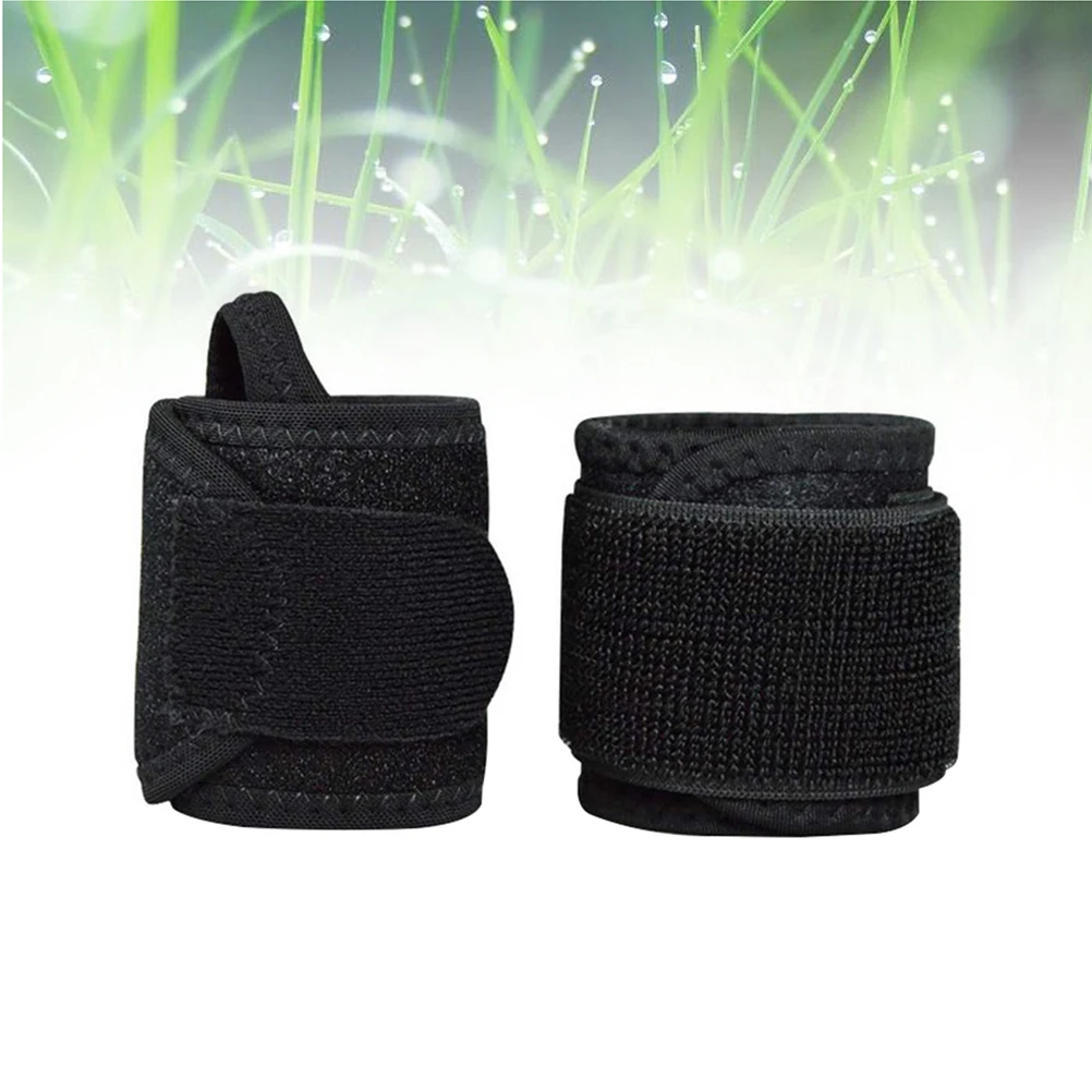 

2pcs Wrist Compression Straps Sports Wristband Fitness Riding Basketball Headband Protective Adjustable Sweatband Pain Relief