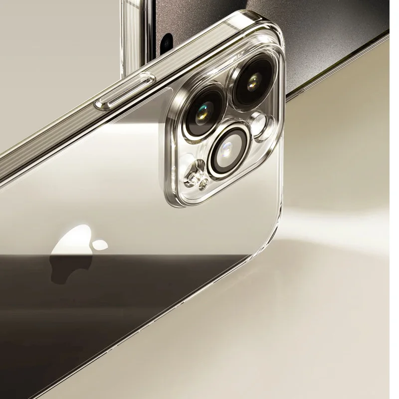 面白い漫画パンダ柄クリアスマホケース iPhone 16 15 14 11 12 13 Pro Max Mini 7 8 Plus XS X SE 16E対応 透明カバー