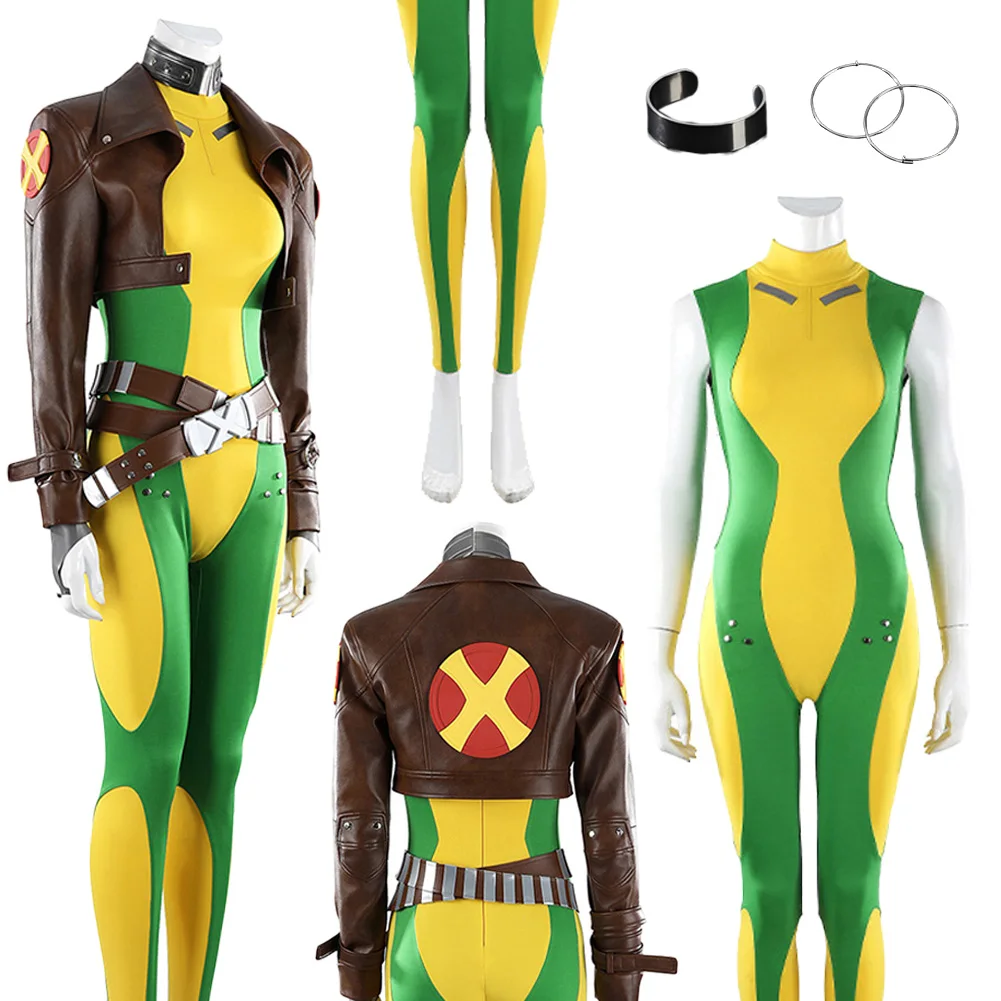 Disfraz de Fantasia Game Rival Anna Rogue para mujer, disfraz femenino de fantasía para Halloween, carnaval, fiesta