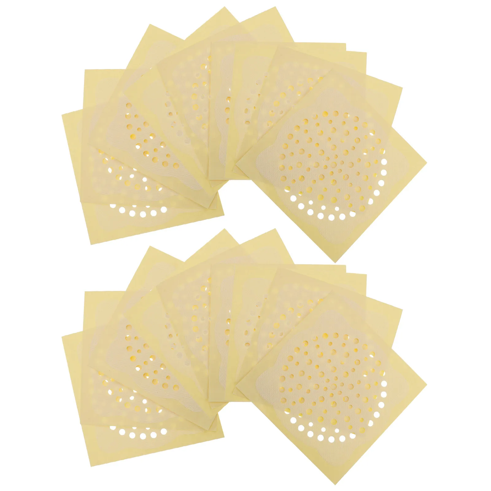 

50Pcs Bathroom Sewer Sticker Self-Adhesive Disposable Drain Hole Filter for Floor Sink Anti-Blocking Mesh Bathroom Sewer Sticker