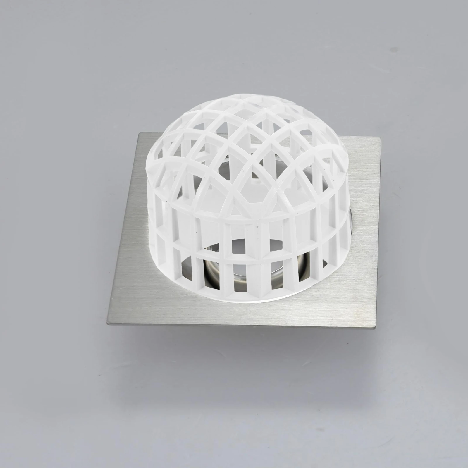 

Floor Drain Cover Gutter Guard Plastic Downspout Protector Efficient Drainage Multifunctional for Balcony Terrace Shower Beige