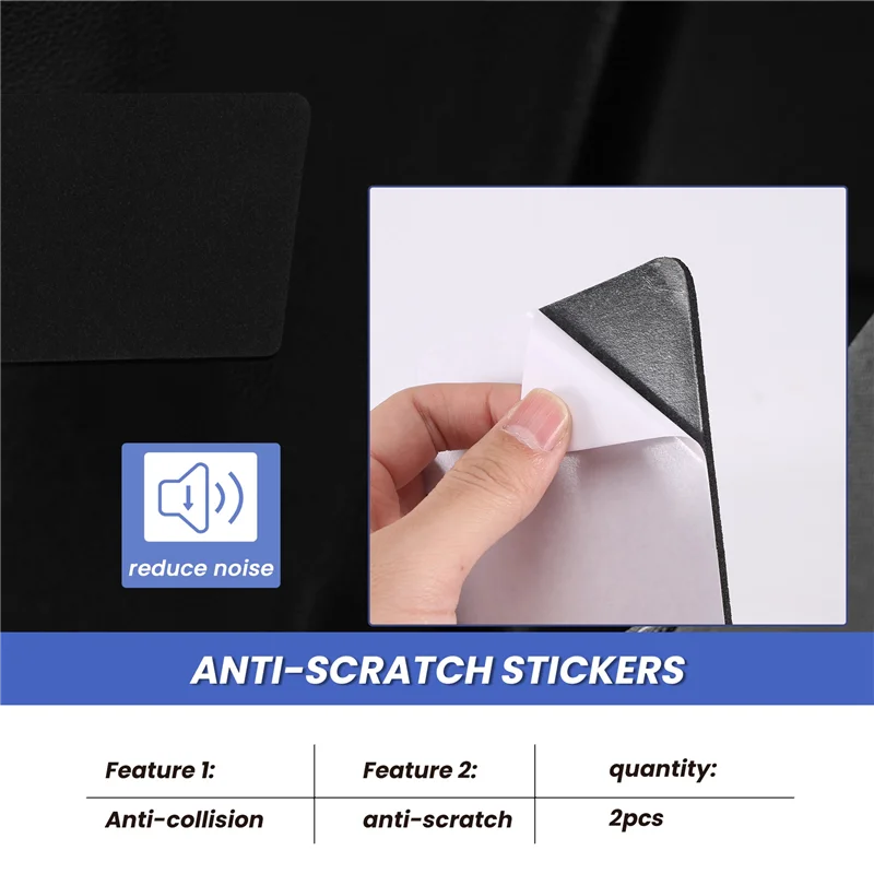 Leading-Edge-Car Seat Belt Anti Scratch Protector Guard Cover Decal Stickers For Geely Atlas Emgrand NL-3 Proton X70 2016-2020