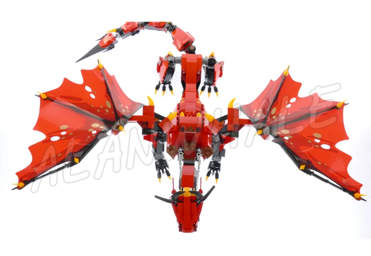 918pcs Shinobi Firstbourne Dragon Hunter Jetpack HunterCopter Warriors 10938 Bloco de construção brinquedos compatíveis com modelo