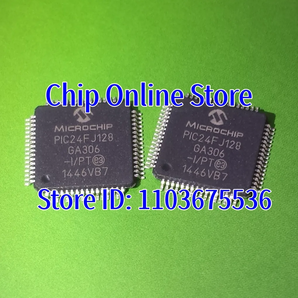 

5~50pcs PIC24FJ128GA306-I/PT PIC24FJ128GA306 TQFP64 New Original 16 Bit Microcontroller MCU