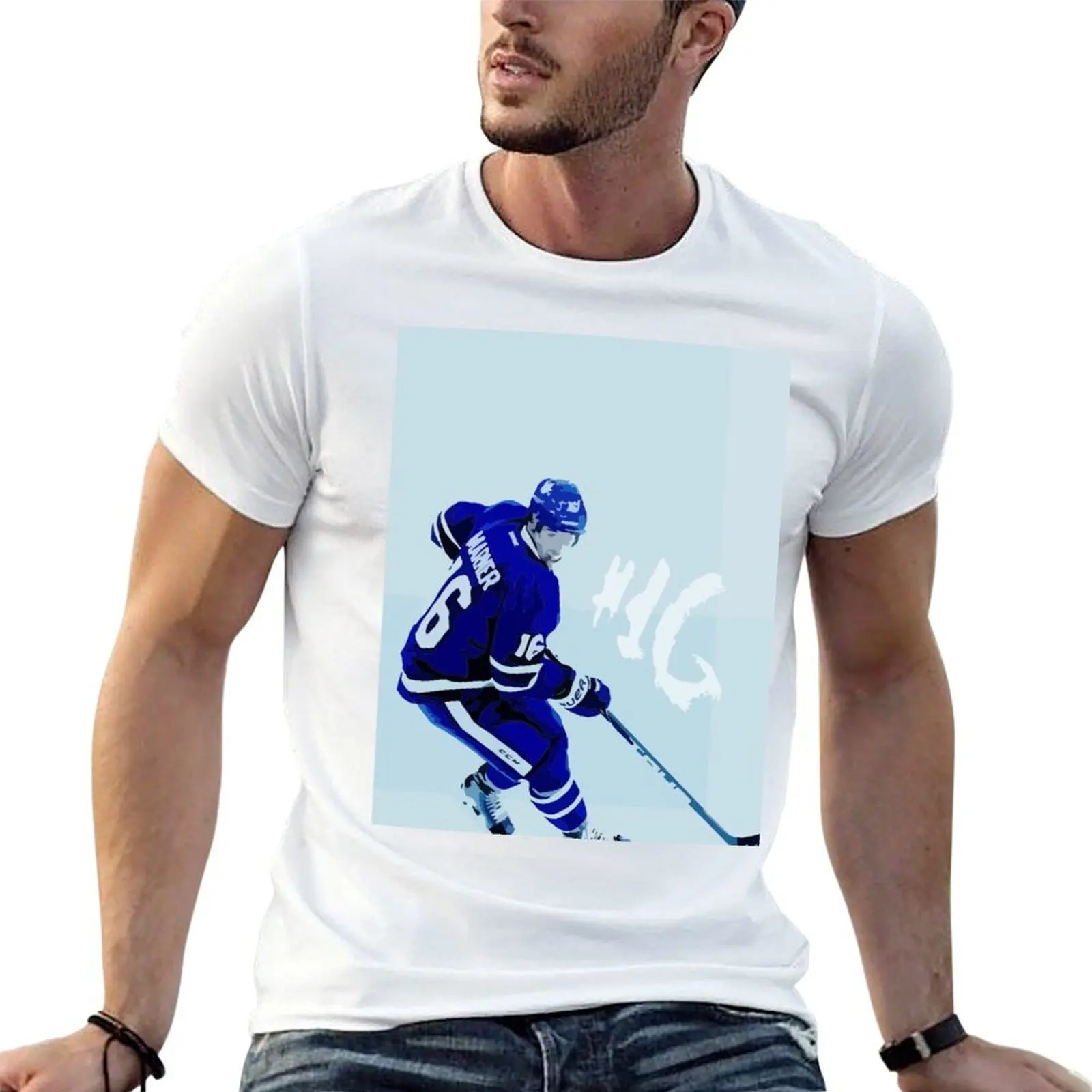 Mitch Marner Painting T-Shirt affliction shirts gifts for boyfriend mens t shirt graphic