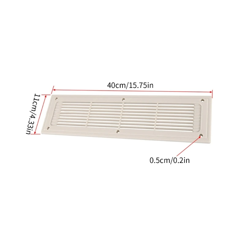 Durable Cooling Heating Ventilation Panel Grille Conditioner Louvered Ventilation Grille Air Vent for RV Bus Truck Motor Home