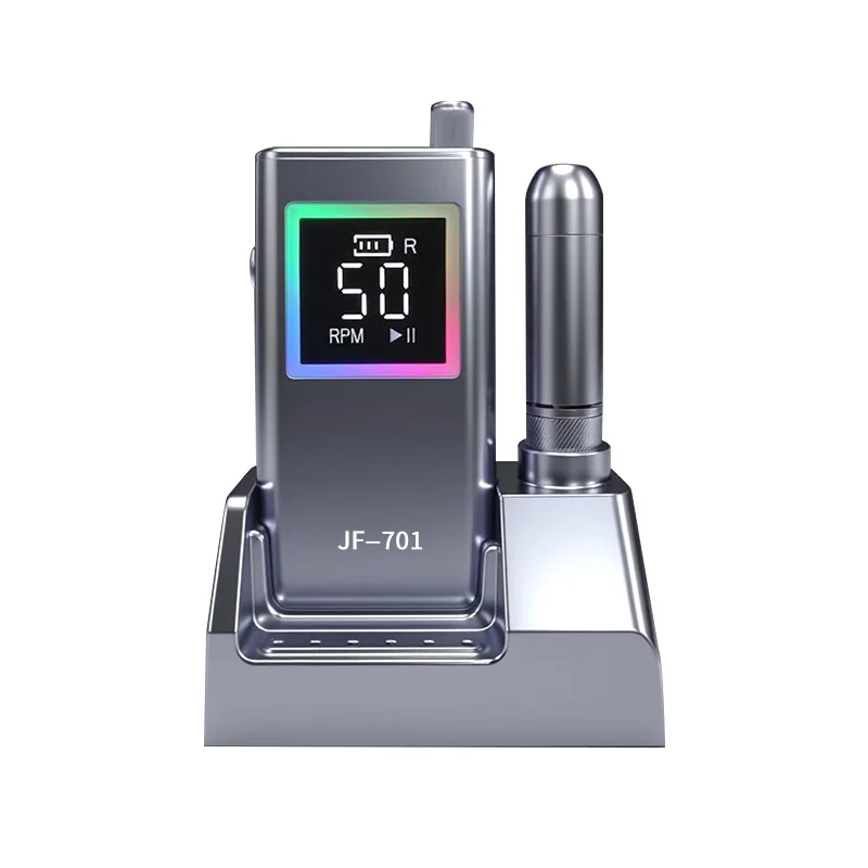 

Magnetic charging electric nail grinder large screen digital display base storage nail remover grinder nail tool
