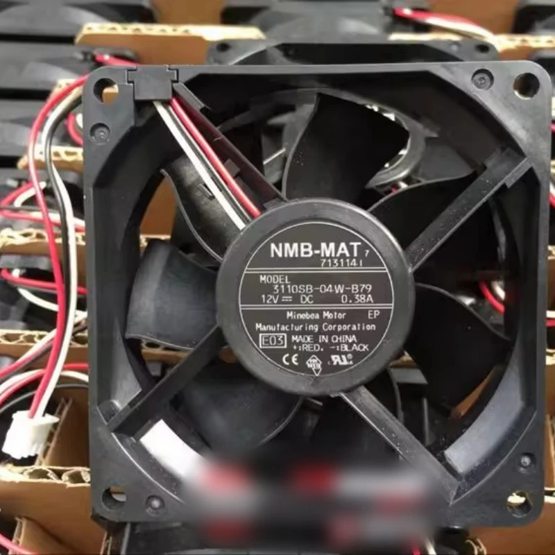 

Бесплатная доставка для нового 12 В 0,38 А 8025 8 см 3110SB-04W-B79 вентилятор охлаждения с двойным шарикоподшипником