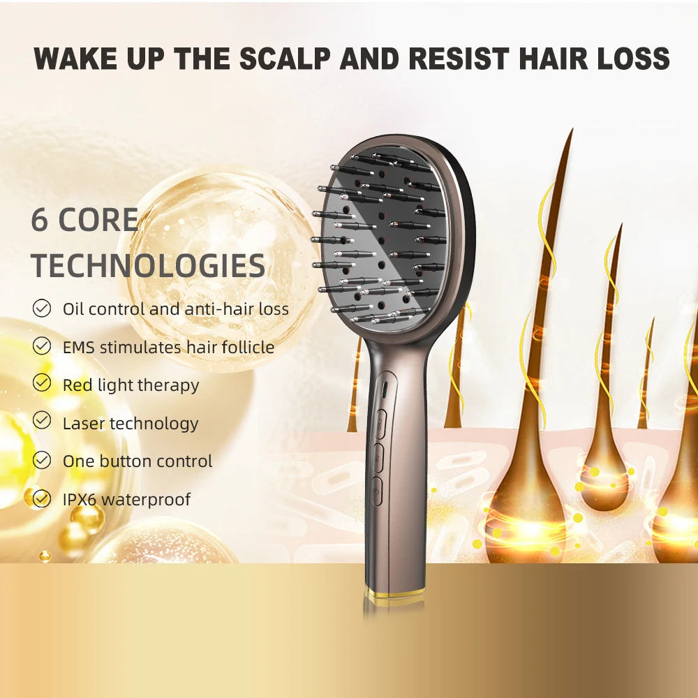 

New USB Hair Regrowth Comb, Advanced Scalp Nourish Beauty Device, Hair Loss Prevention Tool