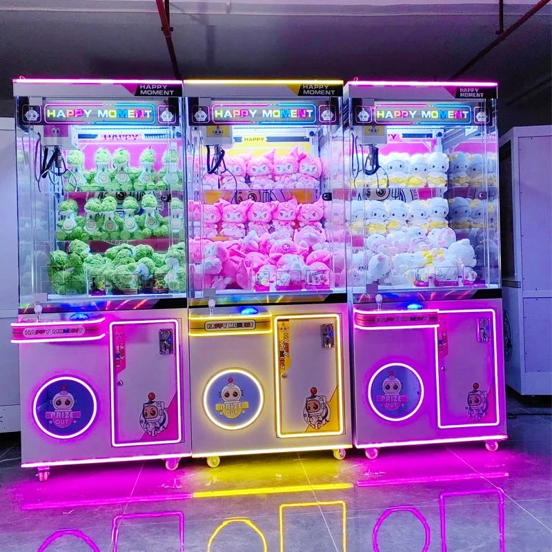 تخصيص المظهر آلة مخلب المنتقى ممر تصميم اسم متجر تصميم لعبة أطفال ألعاب من نسيج مخملي الماسك آلة المخلب