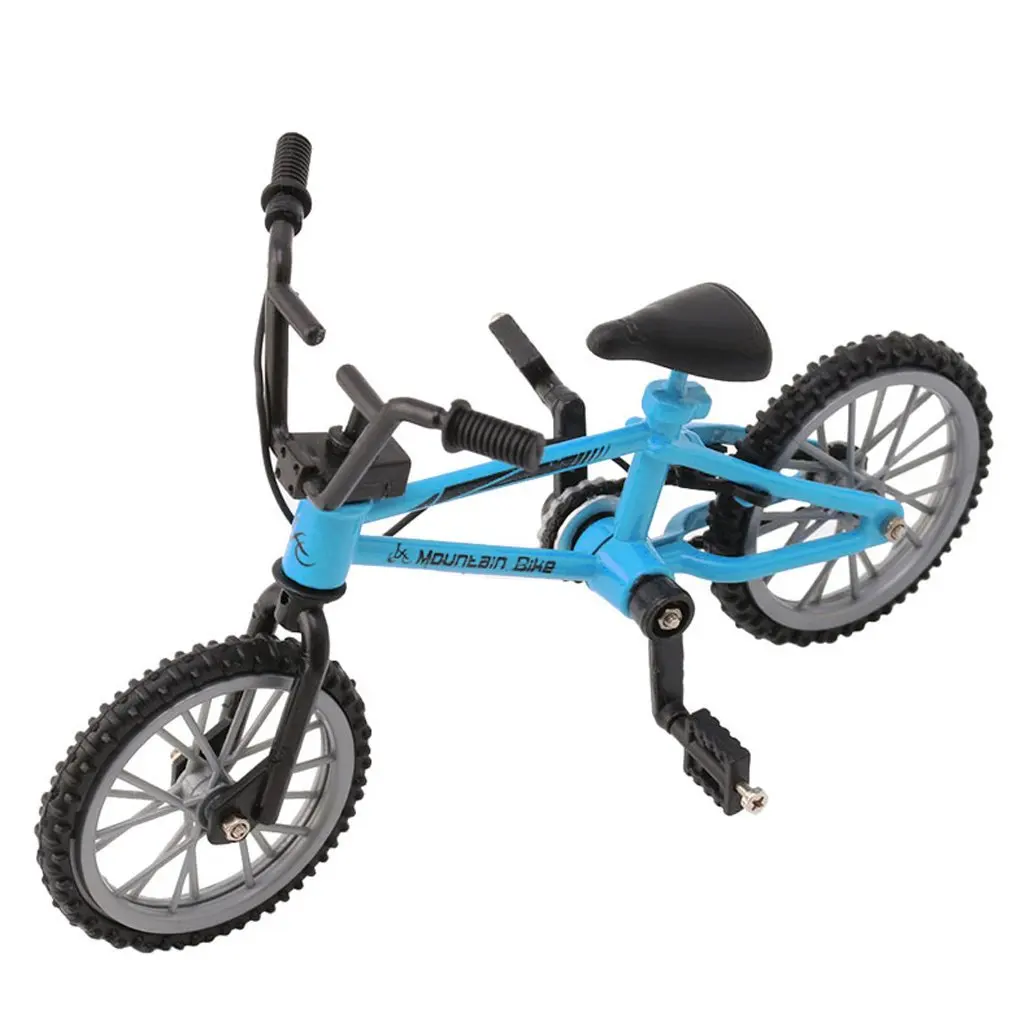 1pcs New Mini Finger Mountain Bikes Toys Retro Alloy Finger Bicycle Children Novelty Toys Model Mini Portable Bike For Kids Gift