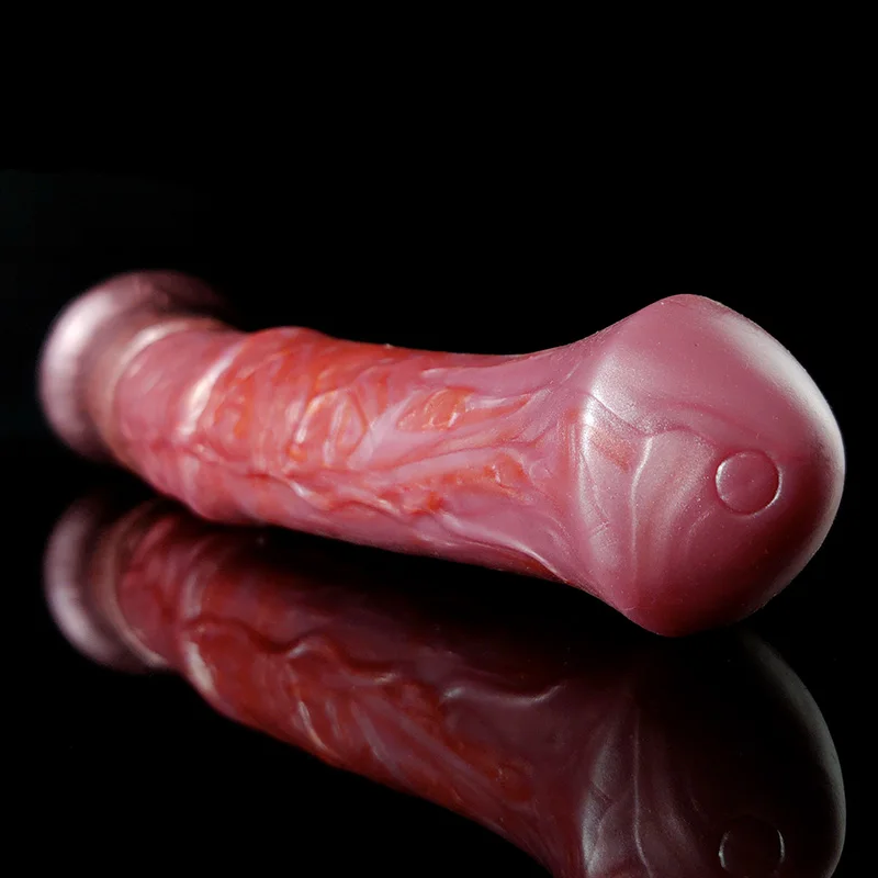 YOCY Long Horse Dildo 10.8 inch Insertable Animal Penis Ejaculating Anal Stimulator Animal Penis Sex Toy For Women Men