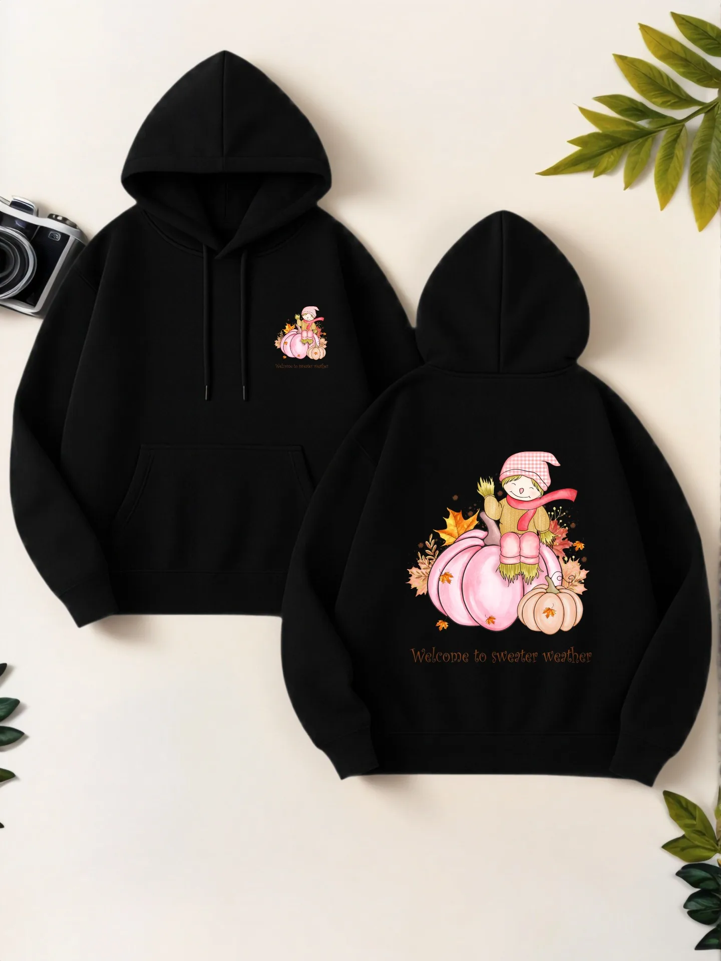 

Женская толстовка с графическим рисунком, милый принт, повседневная эстетика, мягкая ткань, осенние женские наряды, для подростков