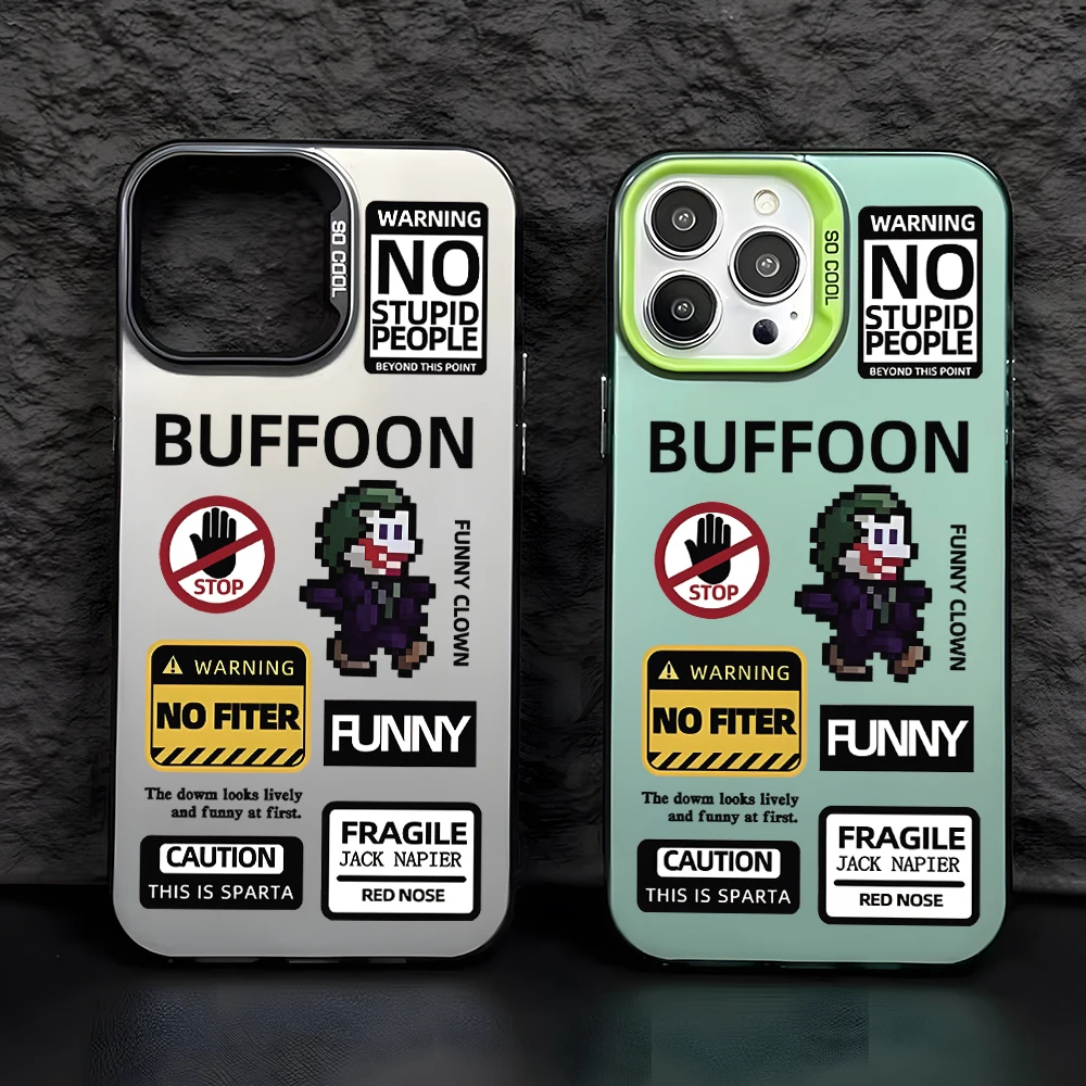 Clown Buffoon Pattern Phone Case for Oppo Realme C67 C65 C63 C55 C53 C51 C35 C33 C30 C25 12 11 10 Pro Plus Narzo 4G 5G Hard Capa image 3