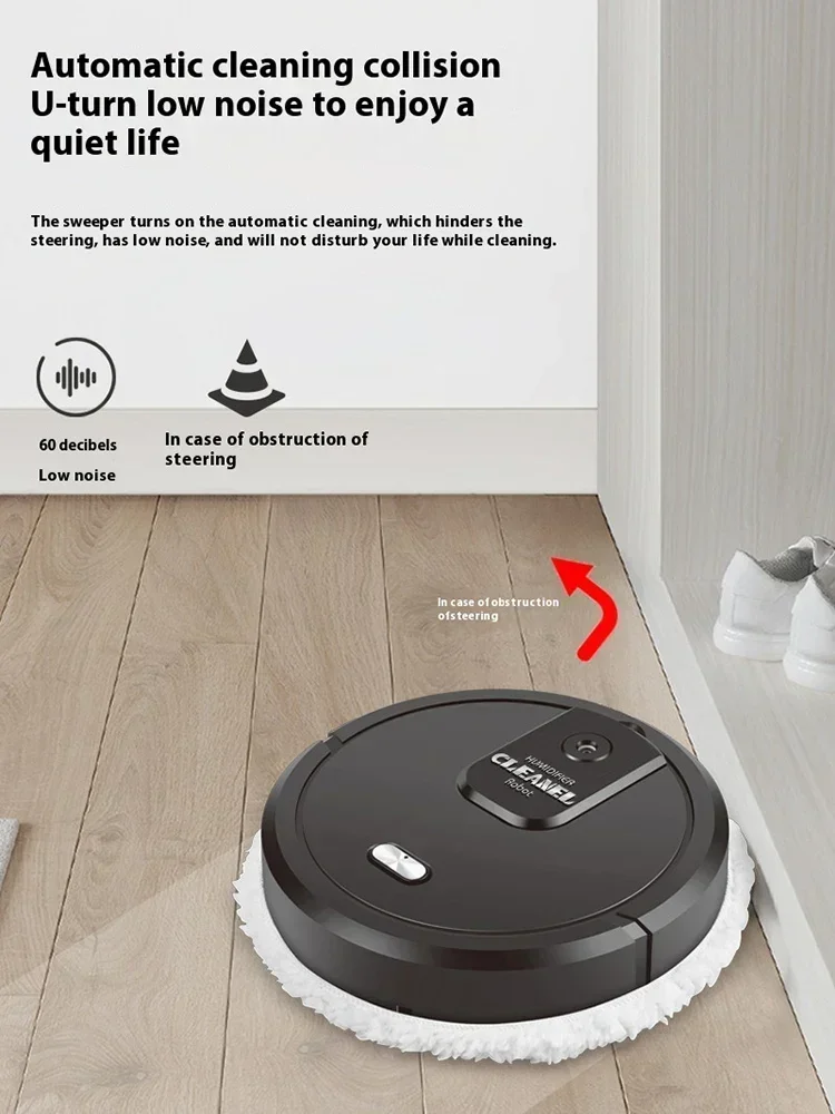 Wireless Smart Robot Vacuum Cleaner Wet Dry Humidifying Mopping Sweeping Machine Household long-lasting mopping robot scrubber