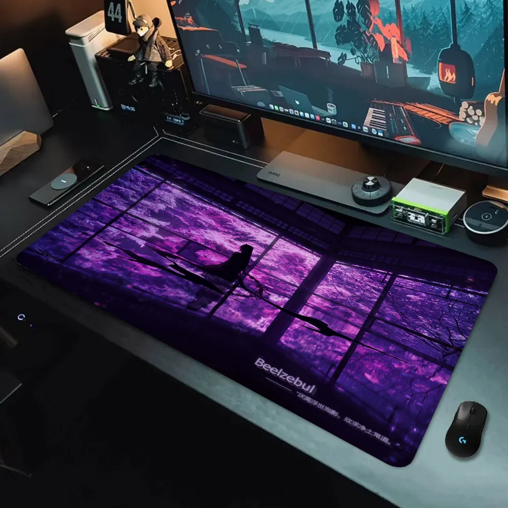 Genshin Impact Gaming Mouse Pad, Gamer Desk Mat, Computer Table Mats, Grande Acessórios para PC, Anime, PC