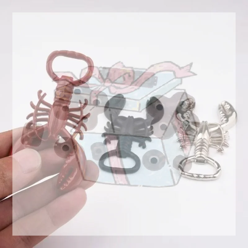 【CC】Metal Lobster  Bottle Opener Multifunctional Creative Jar Opener Portable Wine Bottle Remover Summer