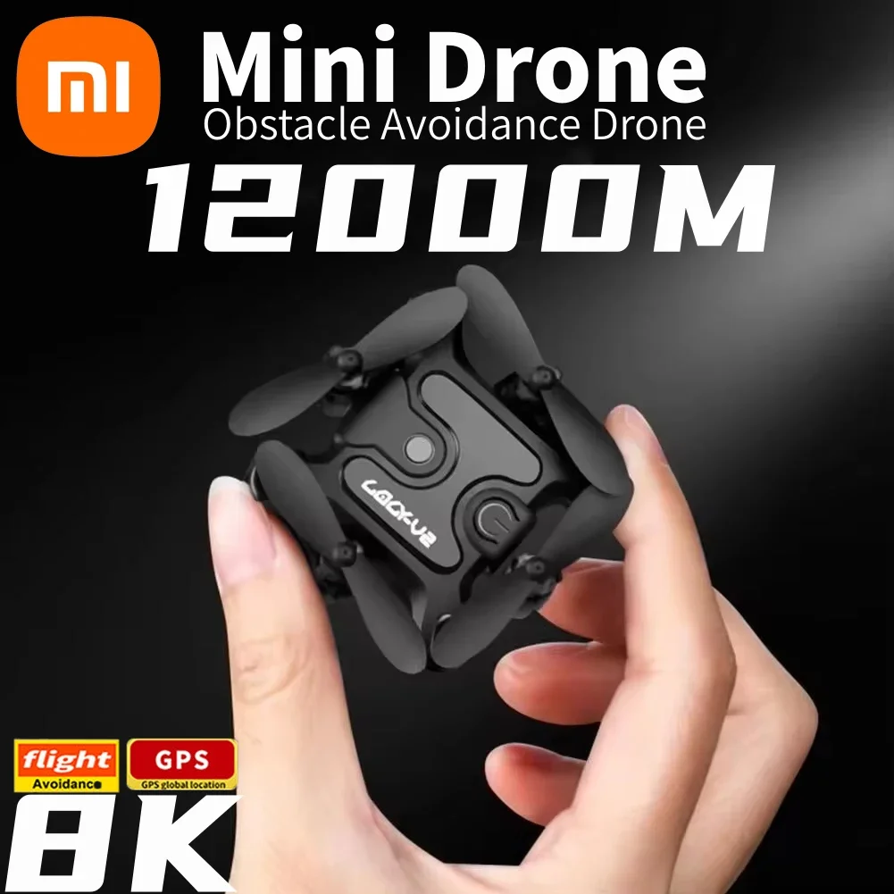 Xiaomi V2 New Mini Drone Professional HD Camera 5G Wifi FPV Air Pressure Altitude Hold Foldable Quadcopter RC Drone Toys UAV