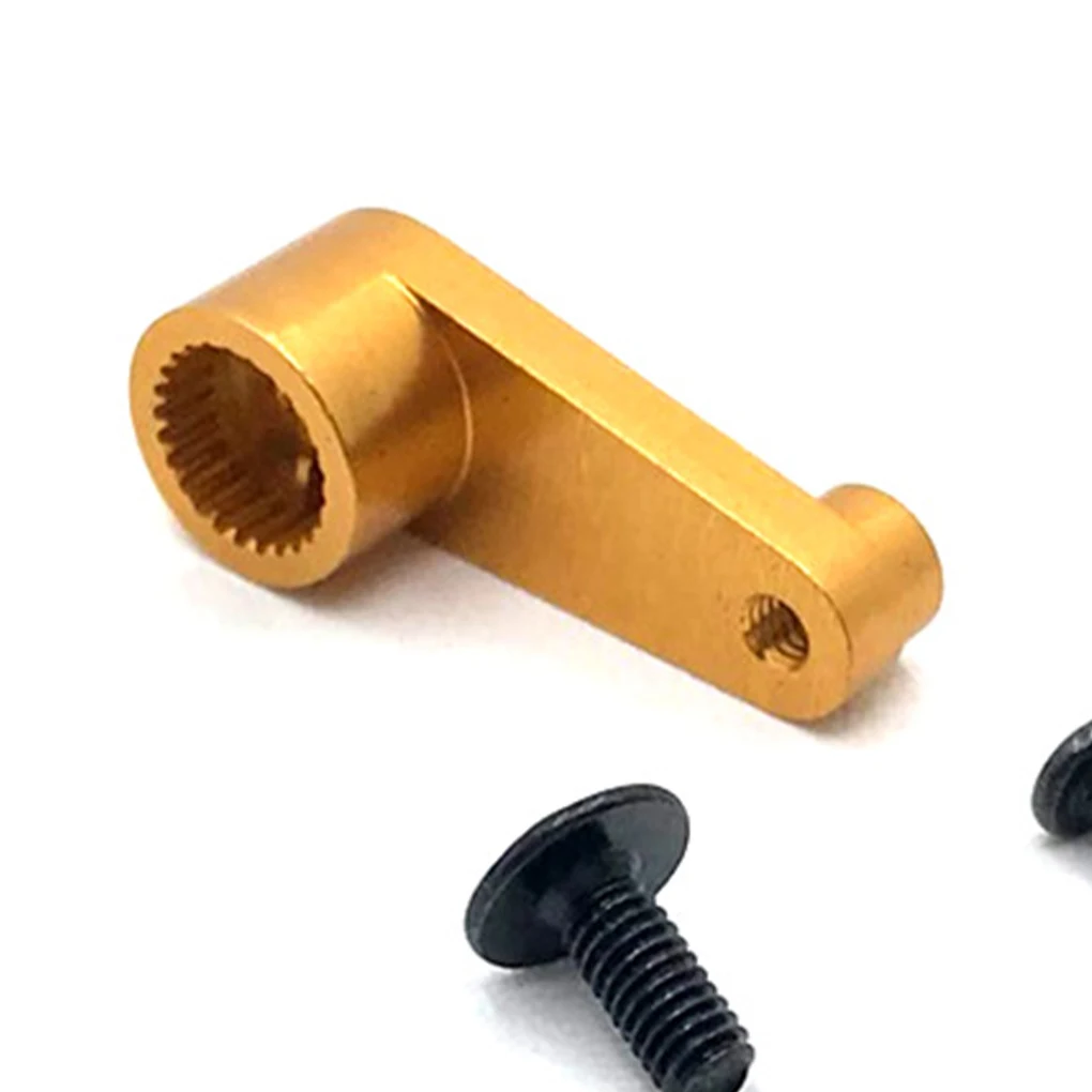 

RCGOFOLLOW Metal 28T Servo Horn Arm Replacement Parts For WLtoys 144010 144001 144002 124016 124017 124018 RC Car Upgrade Parts