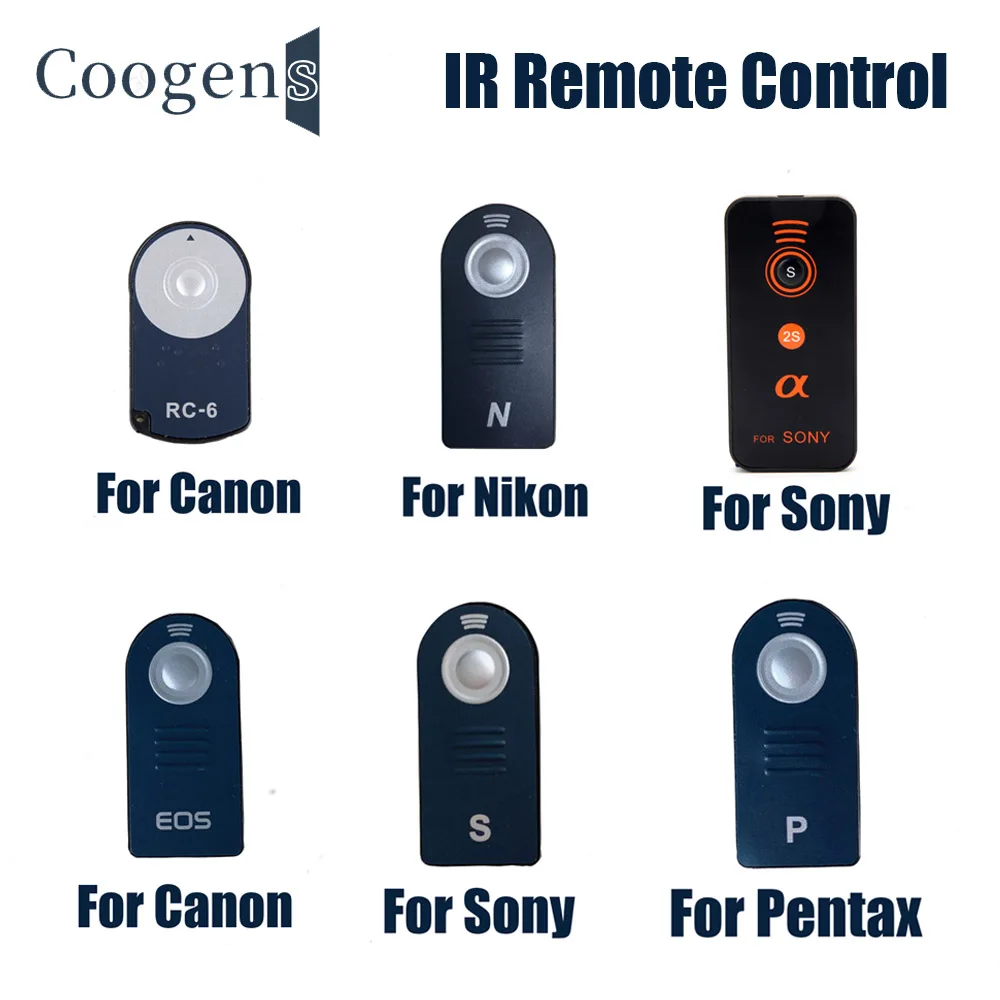 IR Infrared Wireless Remote Control Shutter Release For Sony Canon EOS Nikon Pentax RC-6 ML-L3 Camera A6000 A6300 Accessories