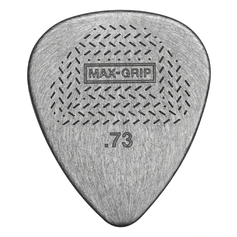 Dunlop-Pick. 449R MAX-GRIP rutschfeste Akustikgitarrenplektrum aus Nylon. Dicke 0,6/0,73/0,88/1,00/1,14/1,50 mm.