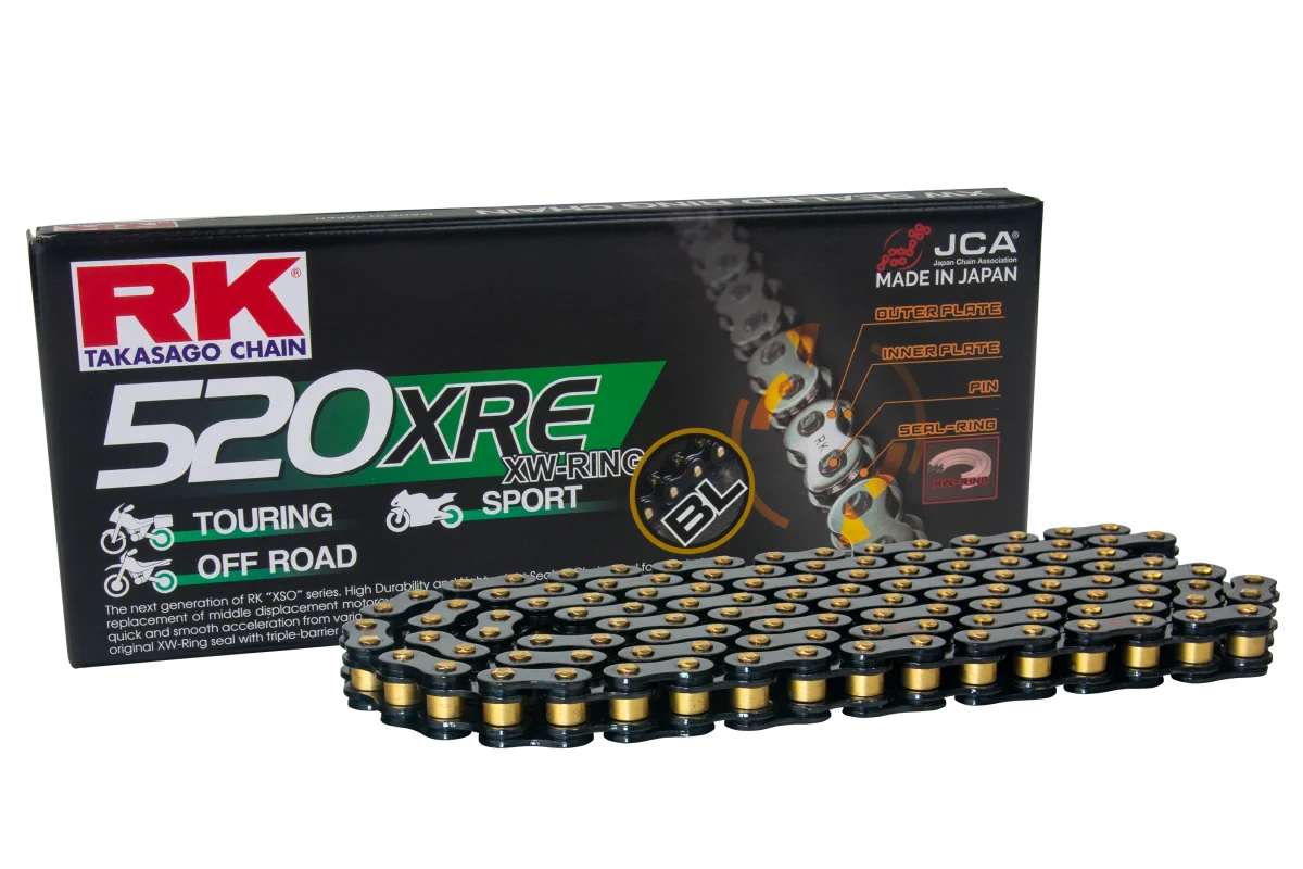 RK Japanese chain 520KRO XSO XRE ZXW XUWR MXZ5 MXU 120 sections
