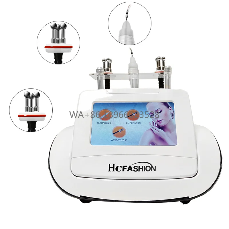 Portable And Desktop‑Type Facial Massage Beauty Device Equipped With Brush Accessory For Cosmetic Application