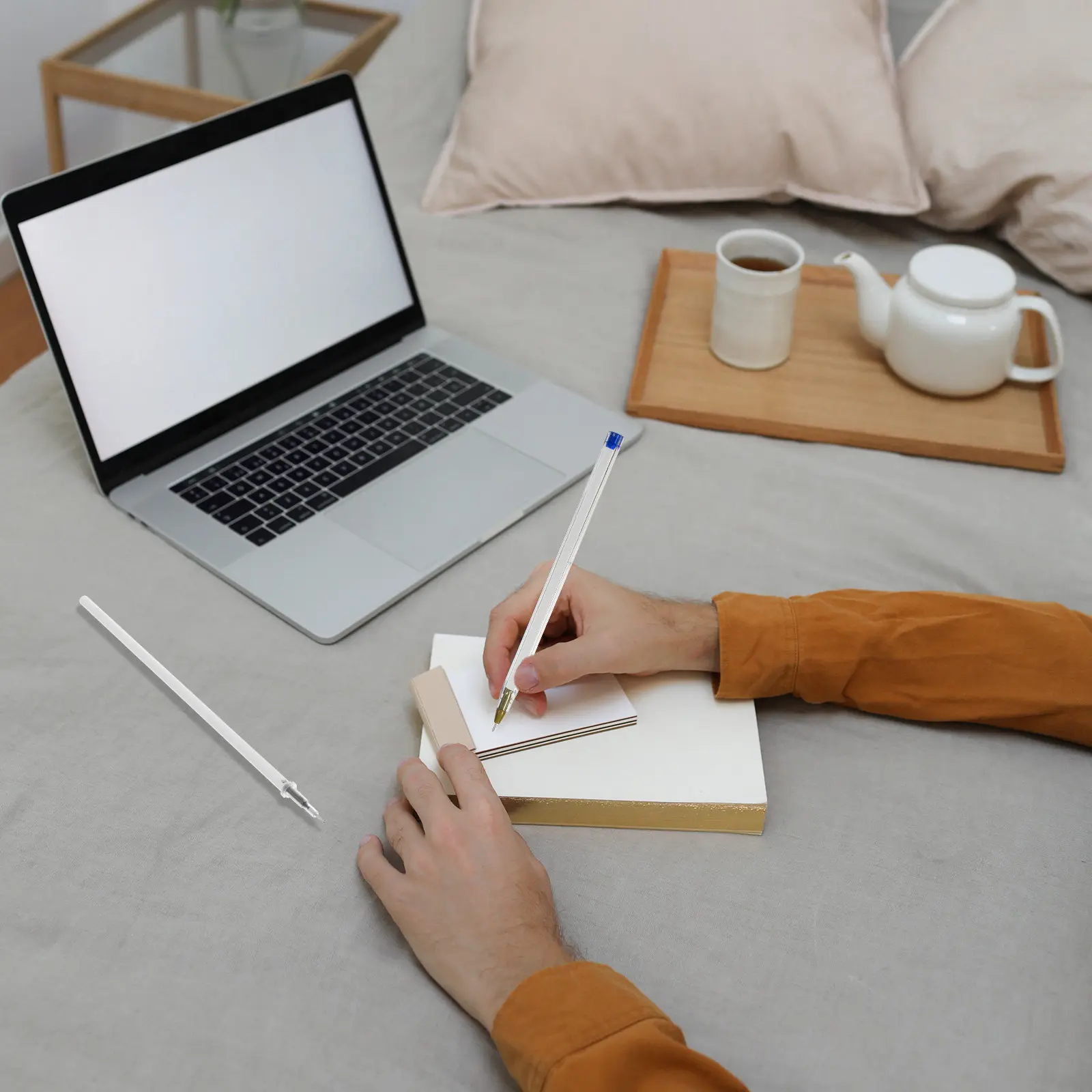 

100Pcs 0.5mm Gel Pen Refills Compatible with Most Standard Gel Pens Smooth Free-Flowing Ink Writing Supplies Replacement Refills