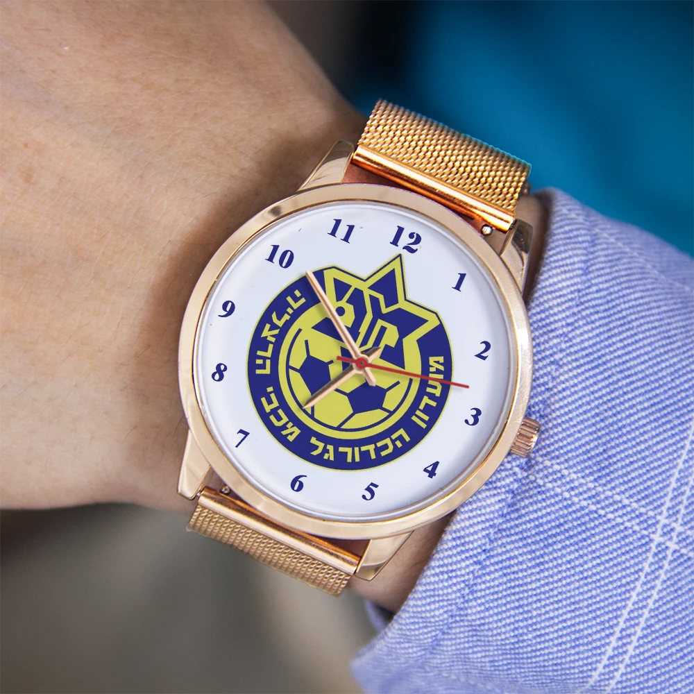 مروحة 45/38 هدية ساعات رجالية للجنسين ساعة نادي أسود فضي تذكارية لكرة القدم ذهبي وردي للجنسين إلكترونيات