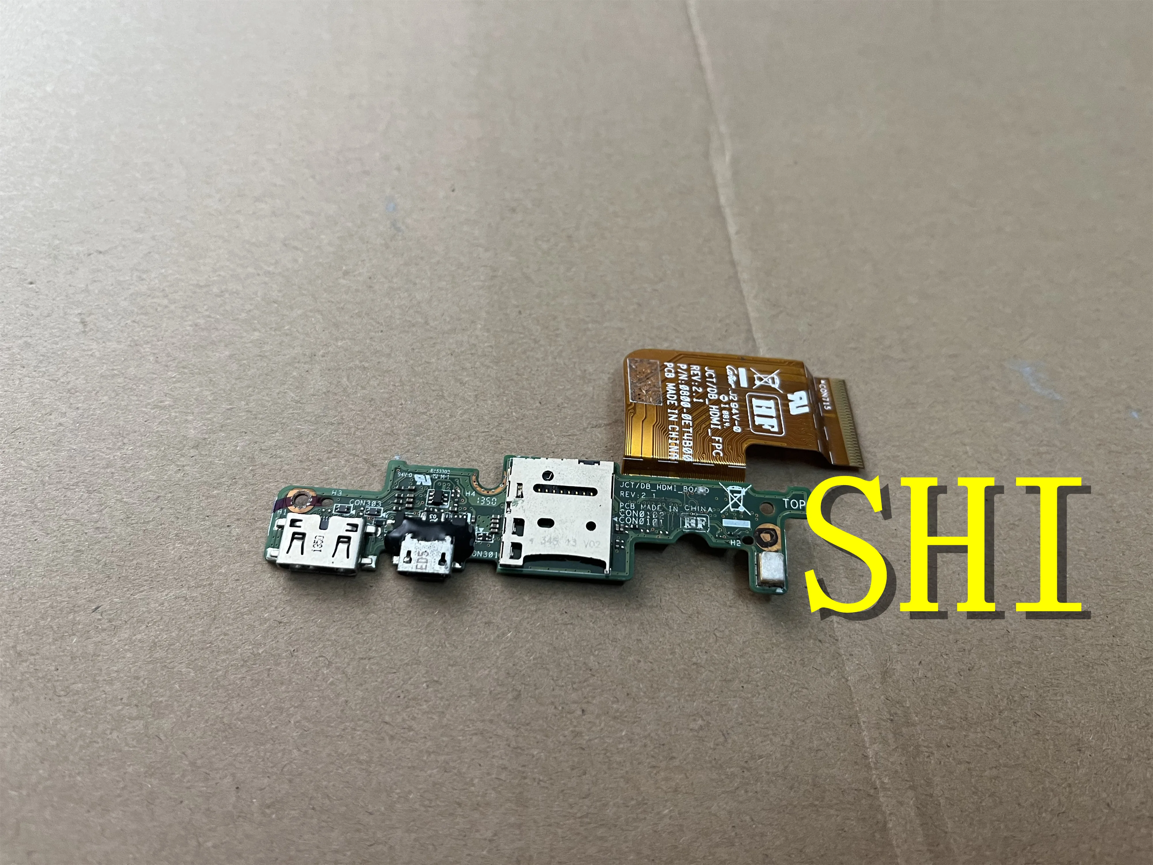 

7130 Original DELL FOR Venue 11 Pro 7130 7139 T07G Micro USB HDMI Charge port Interface Board W Cable R26KY free shipping