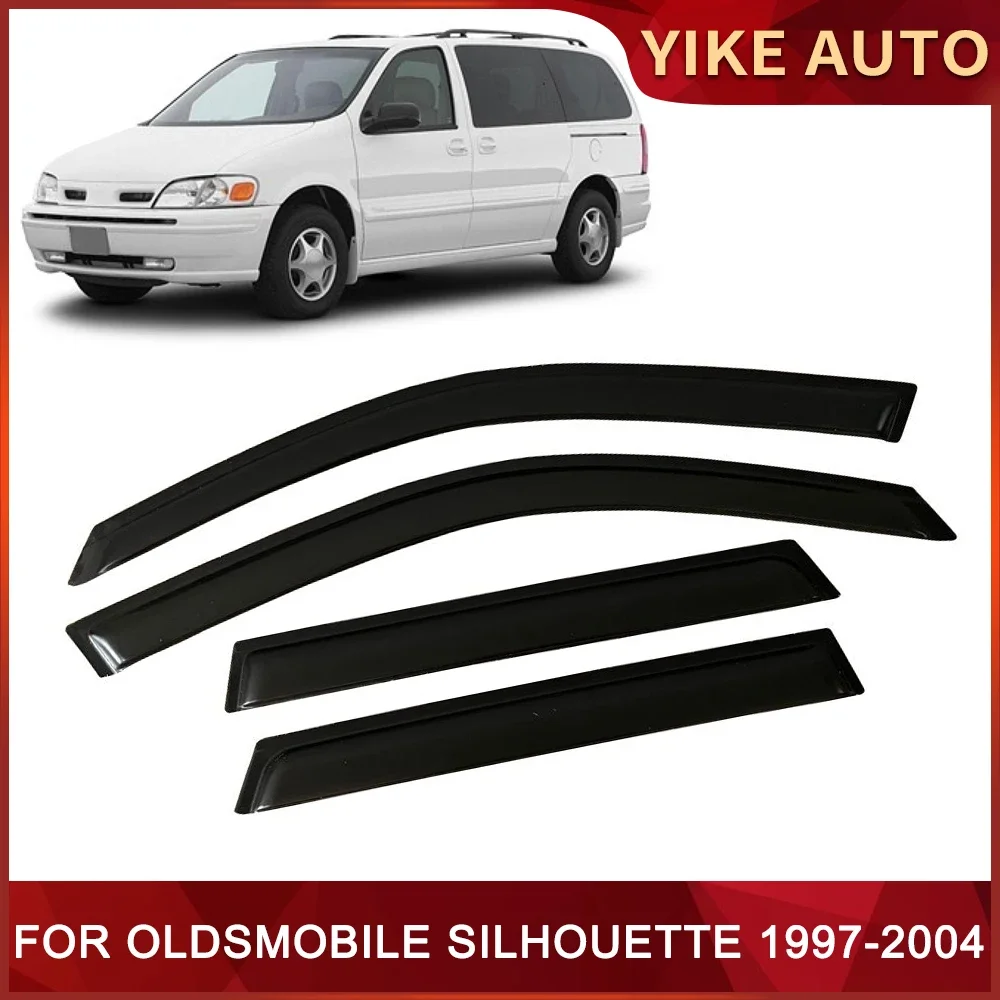 

Оконный козырек для OLDSMOBILE SILHOUETTE 1997-2004, дверной козырек с защитой от атмосферных воздействий, защита от дождя, боковые окна, ветровые дефлекторы, авто