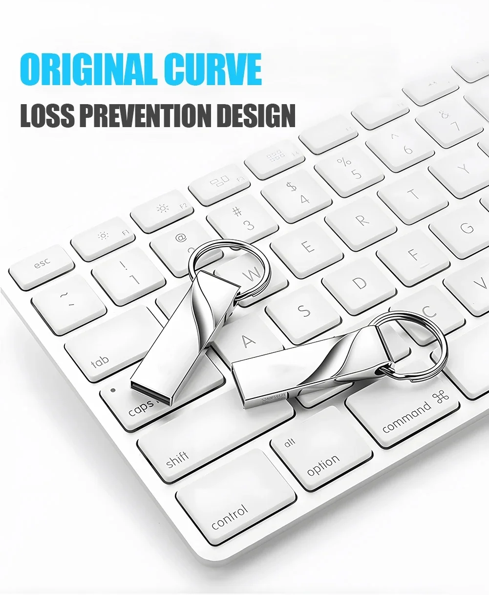 Xiaomi USB3.2 2 تيرا بايت 520 ميجابايت/ثانية محركات أقراص فلاش عالية السرعة محرك القلم المعدني مقاوم للماء ذاكرة سعة كبيرة U القرص عصا القلم محرك جديد