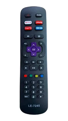 Control Tv Aoc/Philco Roku Tv Netflix Hbo Google Play Globoplay