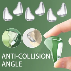 2/4/10pcs Clear Corner Guards Cushion Set Elastic Furniture Table Edge Bumpers For Bed Desk Corner