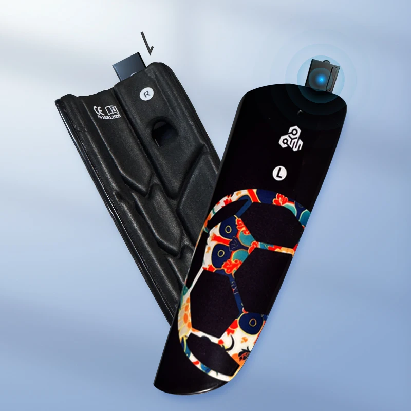 

Customizable Soccer Shin Guards with Smart Tracking Improve Speed, Skills & Performance with AI Analysis