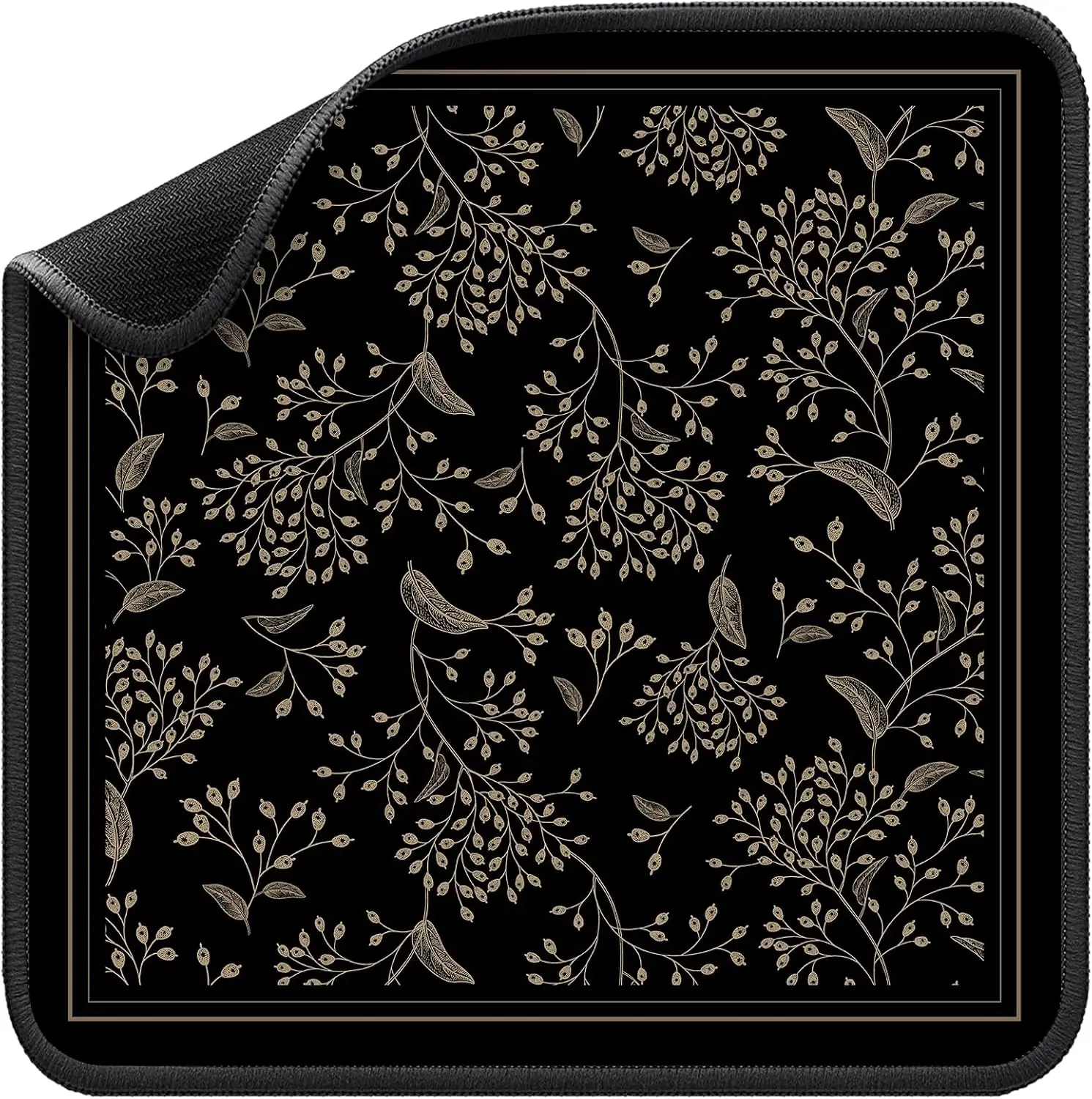 

Elegant Mahjong Mat for Table - Durable, Non-Slip, Noise-Reducing Game Mat with Unique Floral Design, Perfect for Mahjong, Card & Board Games, 31.5x31.5 inches