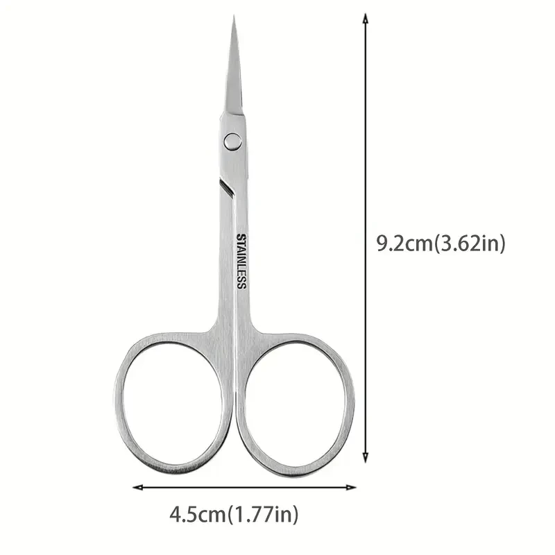 Small Stainless Steel Scissors For Nails, Eyebrow And Nose Hair Scissors, Nail Trimmers, Facial Trimmers, Makeup And Beauty Tool image 5