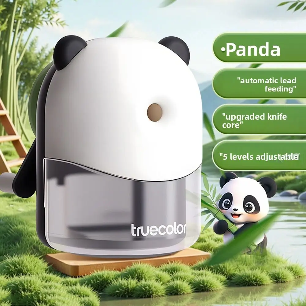 Ręczne temperówki do ołówków w kształcie kapibary, panda, z pojedynczym otworem, kreskówkowe temperówki, urocze narzędzie do temperowania ołówków dla dzieci.