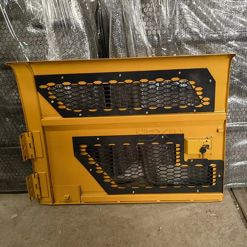 2026 HOT New Design EC220D Radiator Door Excavator Right Side Door Panel Volvo120D 210D 200D Excavator Door for