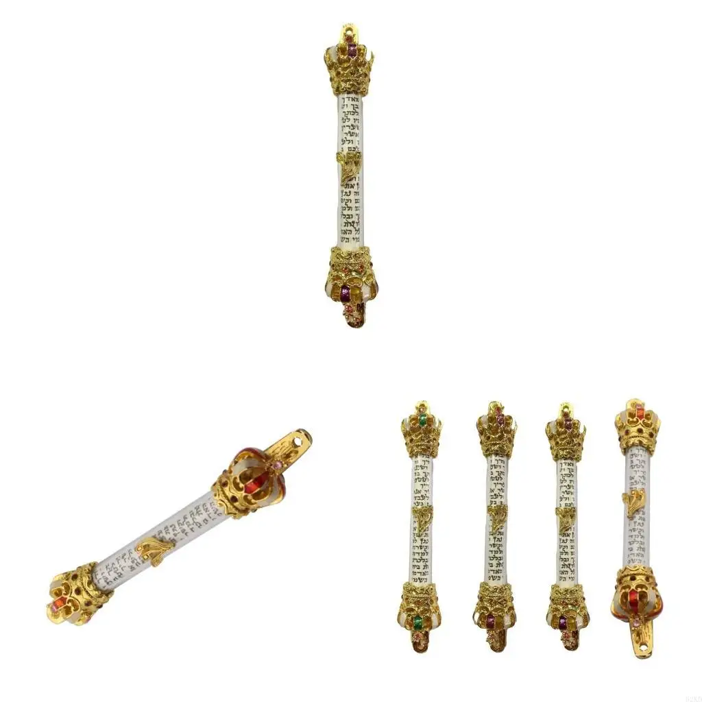 62KD Door Right Side Mezuza Metal Mezuzah Retro Decor Religious Gift Front Best Jewish Gifts Home Plaques