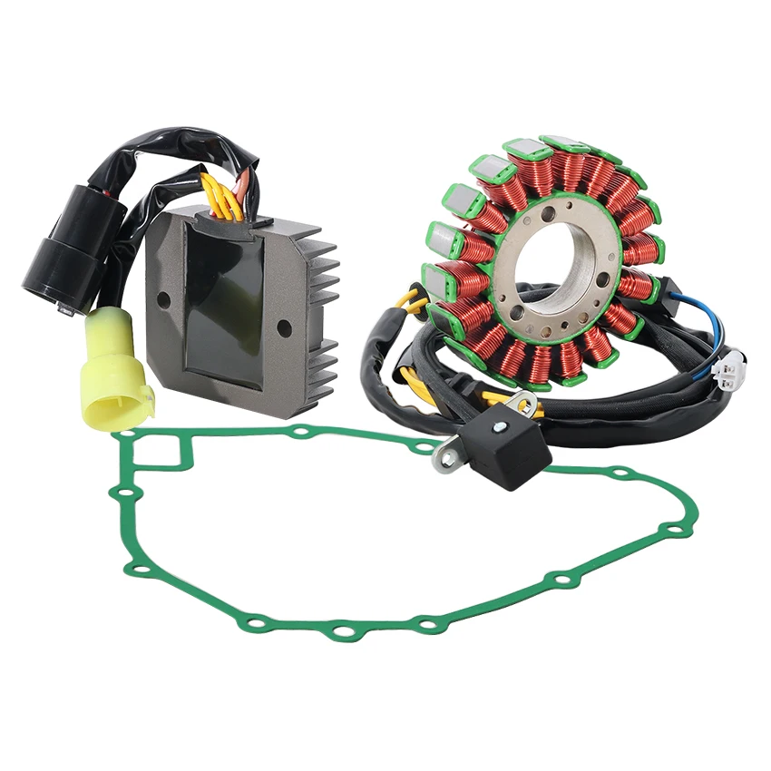 Stator Coil & Regulator Rectifier For Kawasaki KVF300 Prairie 300 2WD 4WD 1999-2002 OEM:21003-1343 21066-0047 11060-1226