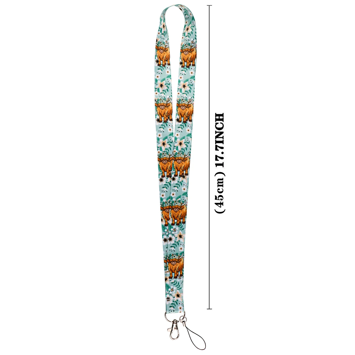 Animal Yak Neck Lanyard para Mulheres, Chaves Corrente, Cartão de Crédito, Capa, Passe, Celular, Charme, Correias, Titular do Crachá de Identificação, Chave