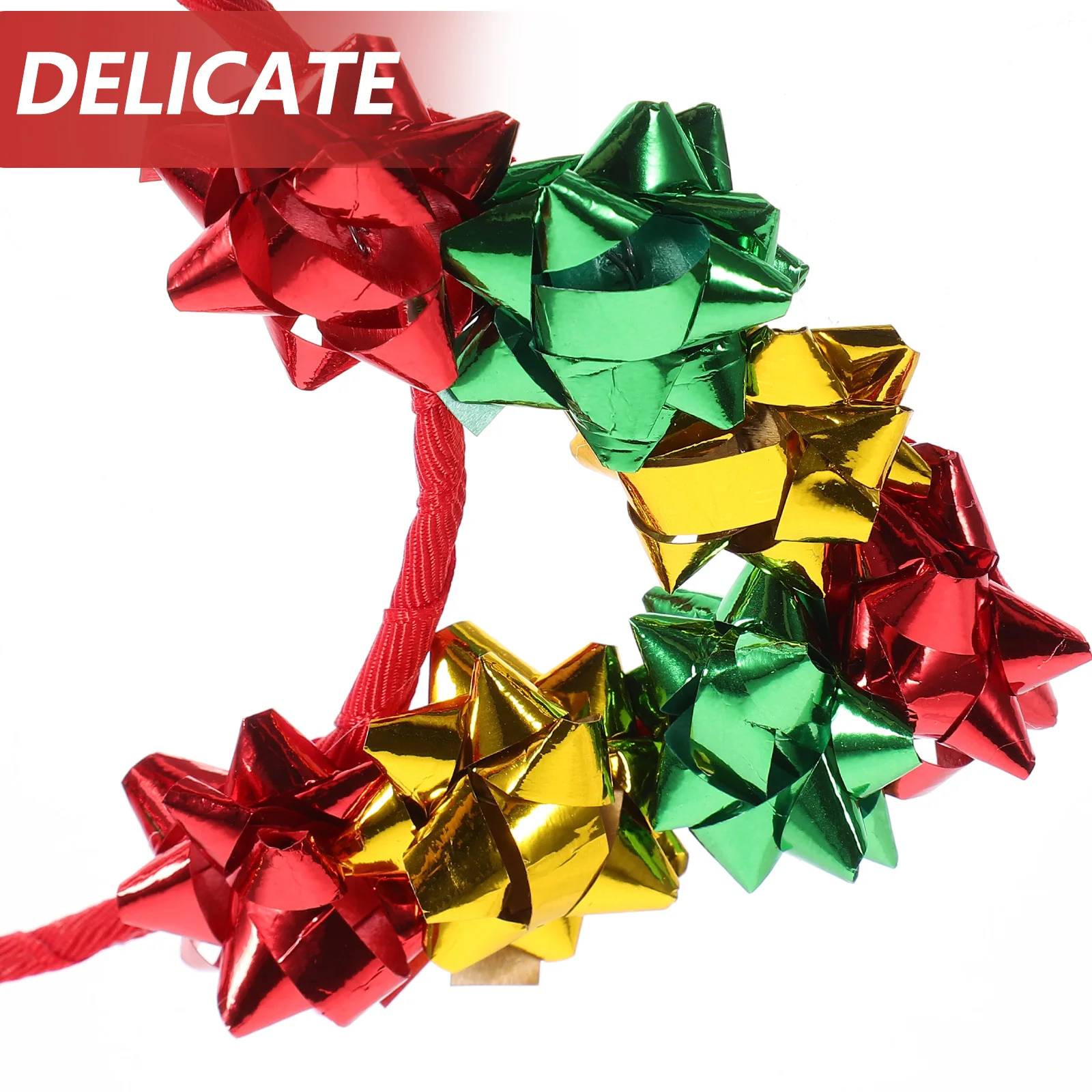 

Christmas Cat Ear Headband Red Metal Adjustable Women Holiday Hair Accessories Stylish Decorative Christmas Ornaments Festive