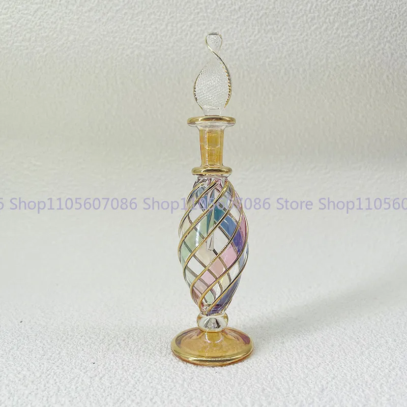 

Egypt's New Flavor Bottle, Handmade Perfume Bottle, Glass Bottle Exquisite Decoration Ornament Souvenir